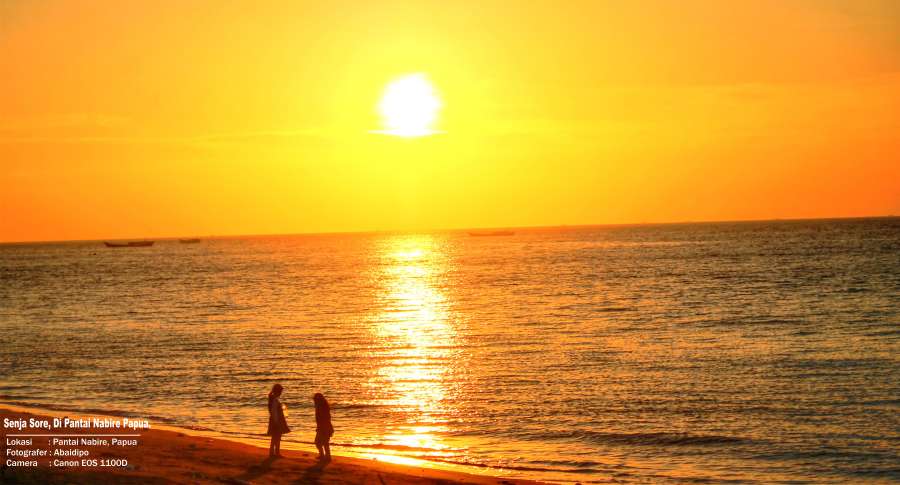 Gambar Senja Sore Di Pantai Gambar Bagus